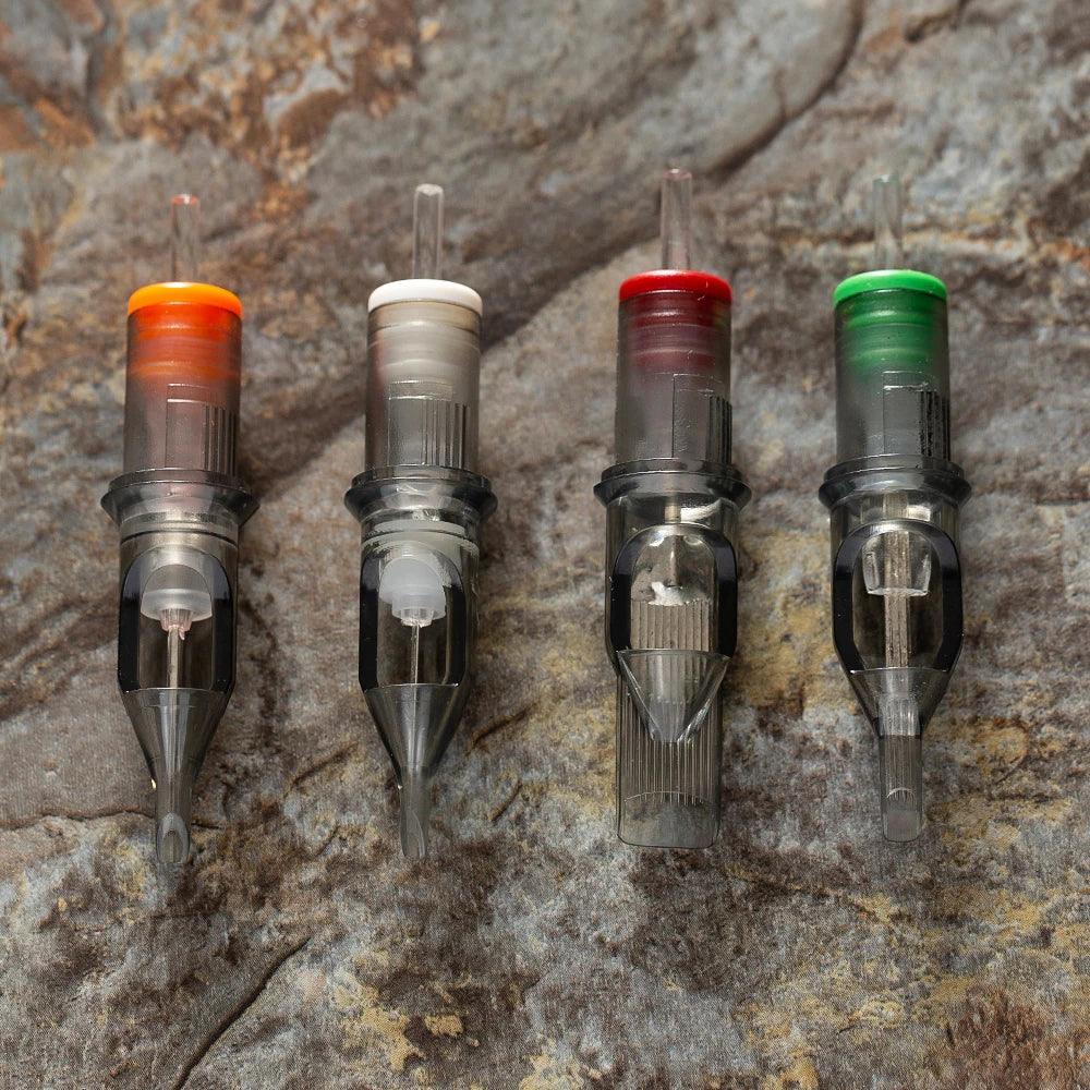 EZ Tattoo Needles Revolution Cartridge Curved Magnum #12 0.35mm Medium-taper 3.5mm for Tattoo Machines Pen 20 pcs /box - BlackKoi Tattoo