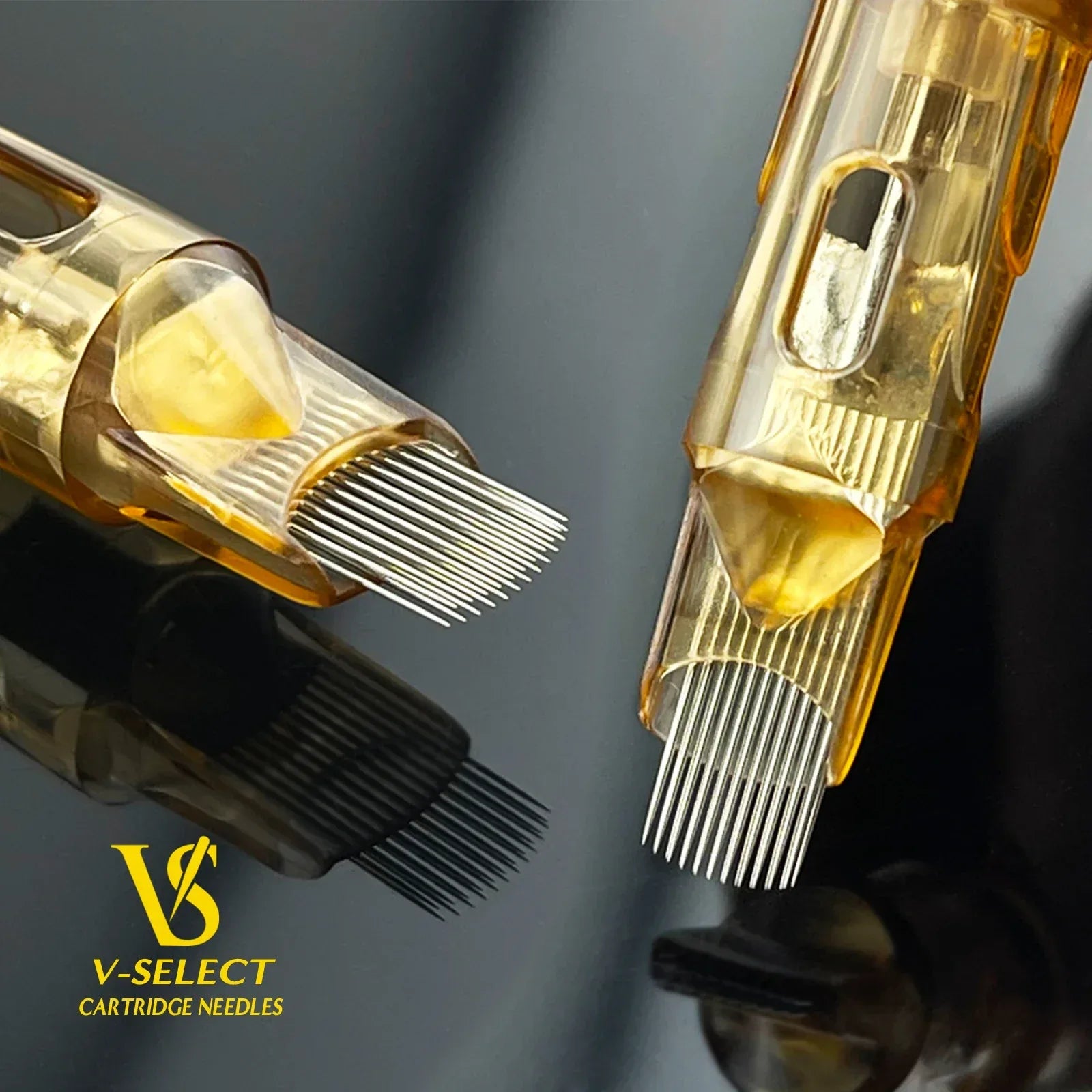 EZ V-Select Tattoo Cartridge Needles #10 0.30mm bugpin Curved Magnum Round Magnum Disposable Tattoo Needle Supplies 20pcs/Box - BlackKoi Tattoo