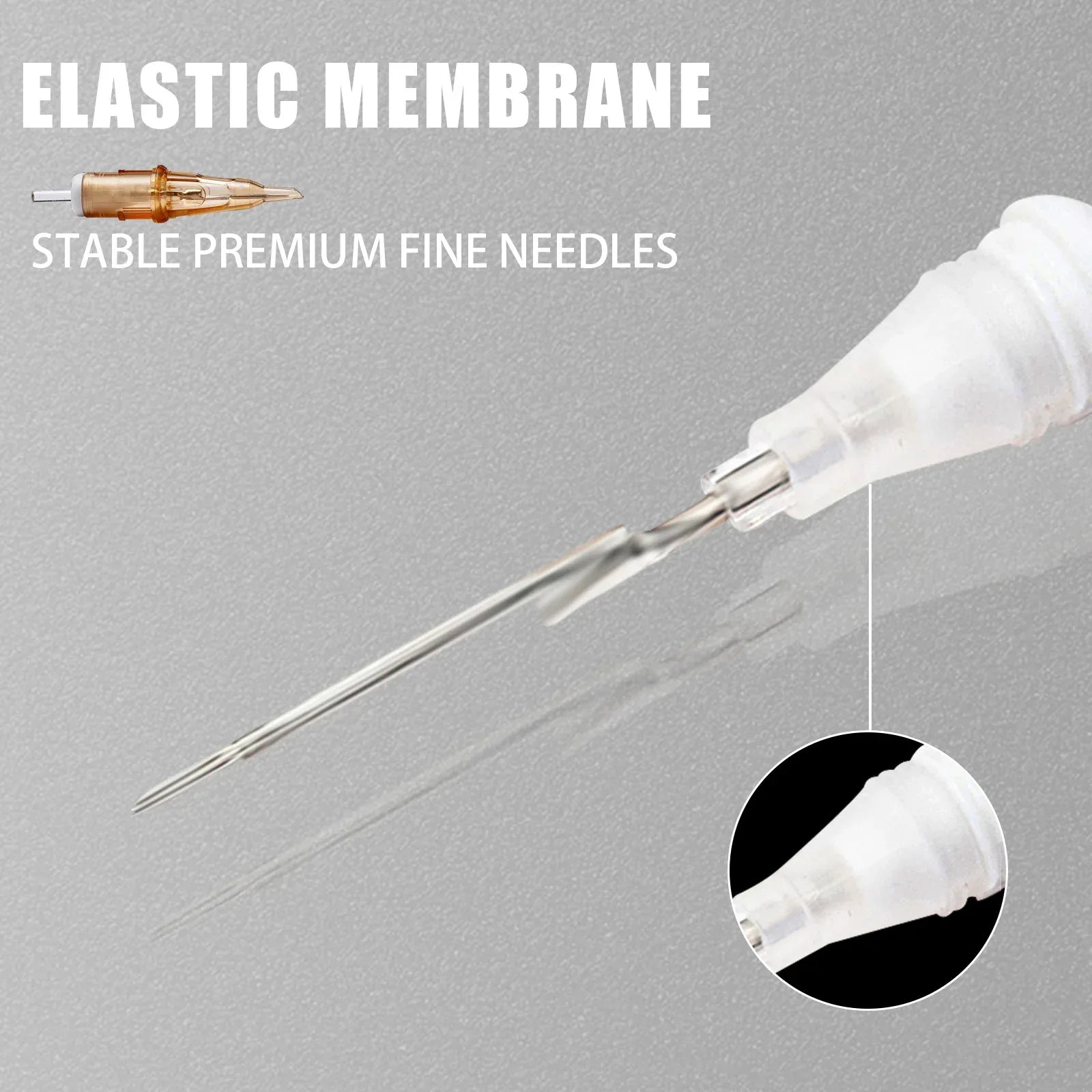 EZ V-Select Tattoo Cartridge Needles #10 0.30mm Bugpin Round Liner for Cartridge Tattoo Machine Tattoo Grips 20 pcs/Box - BlackKoi Tattoo