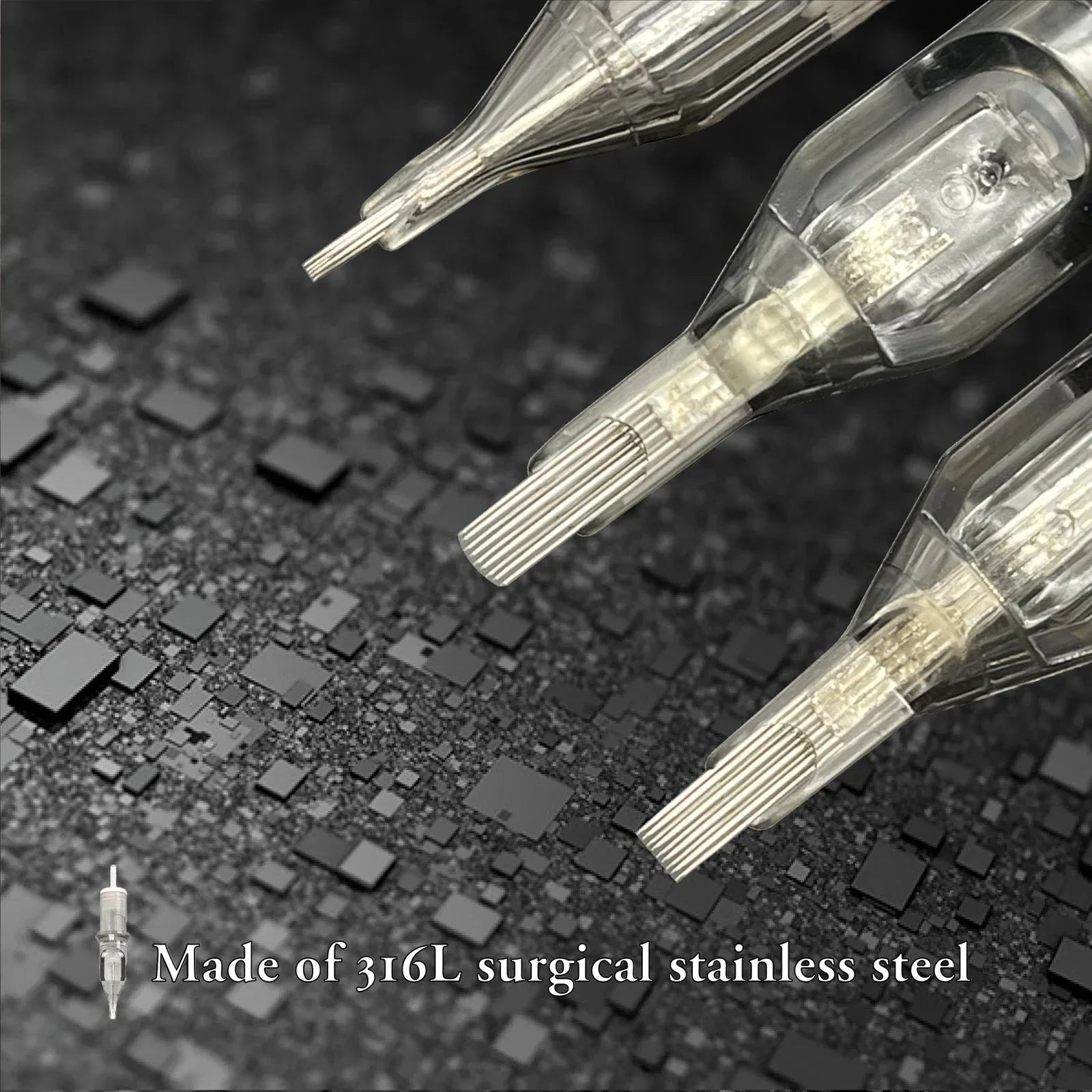 EZ Tattoo Needles Revolution Cartridge Curved Magnum #12 0.35mm Medium-taper 3.5mm for Tattoo Machines Pen 20 pcs /box - BlackKoi Tattoo